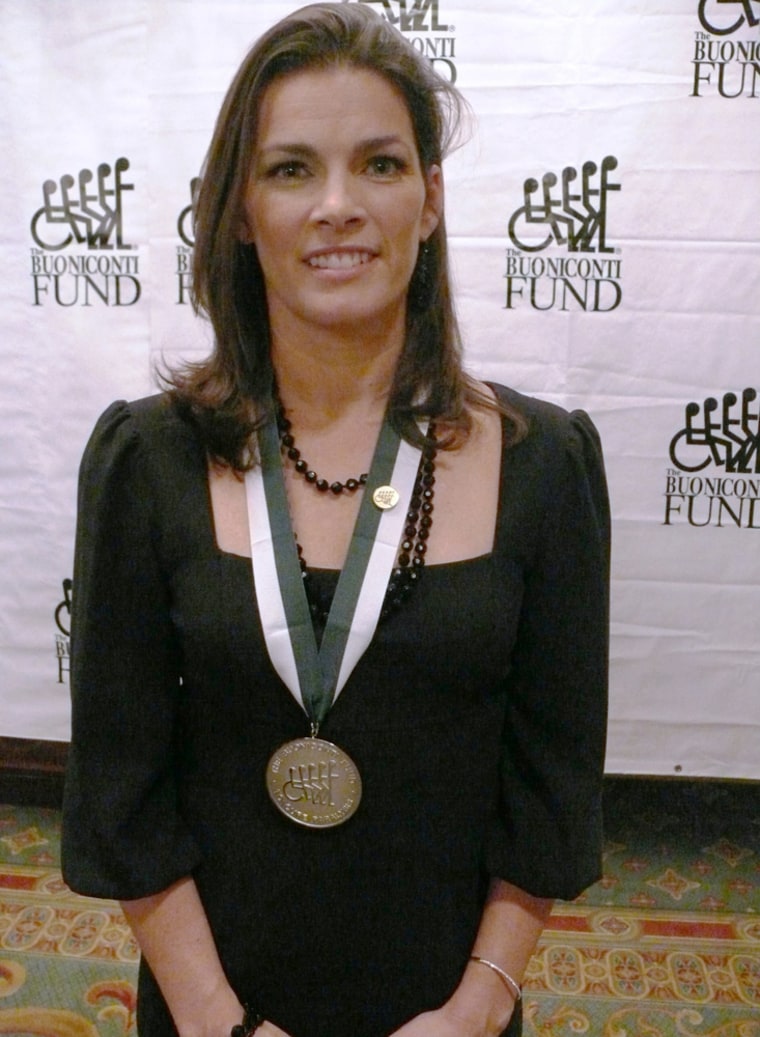 Nancy Kerrigan at The Buoniconti Fund’s Annual Great Sports Legends Dinner at the Waldorf-Astoria in New York.